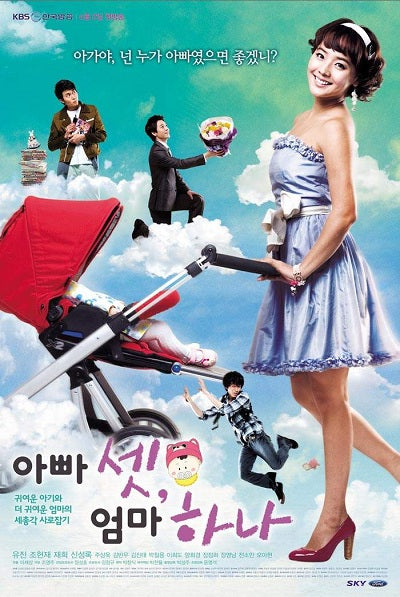 Korean drama dvd: 3 Dads and 1 Mom, english subtitles